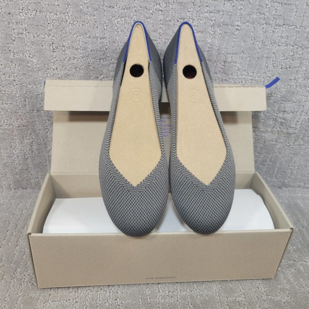 Rothy’s The Flat Charcoal Gray Slip On Shoes Women's Size US 6, 8, 9